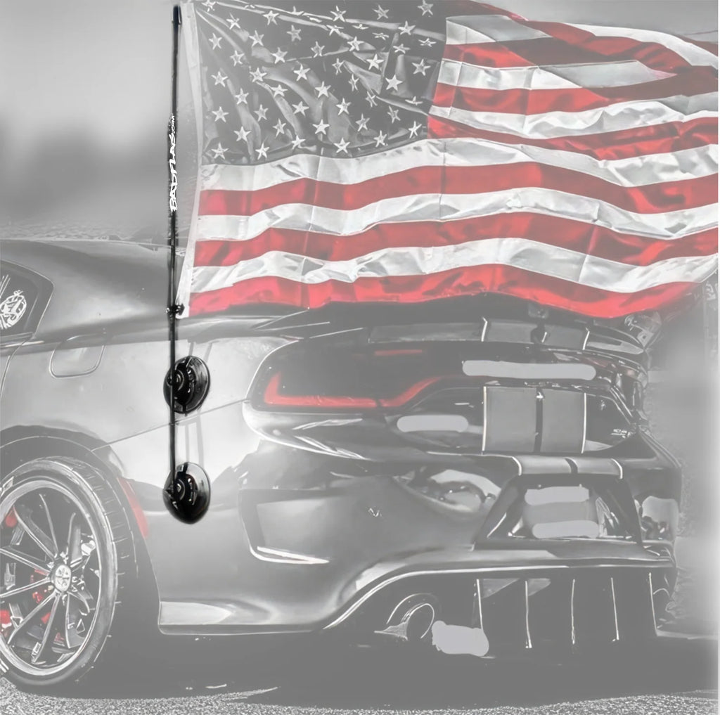 BadFlag Pole + Hardware – SparksMotors