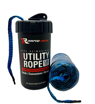 Rapid Rope Canisters | Rope In a Can | 120 Feet | 1100 lb Test | USA Made!