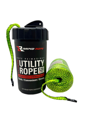 Rapid Rope Canisters | Rope In a Can | 120 Feet | 1100 lb Test | USA Made!