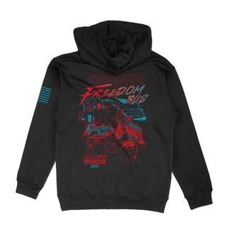 Freedom Bus Rad Flag Hoodie