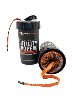 Rapid Rope Canisters | Rope In a Can | 120 Feet | 1100 lb Test | USA Made!